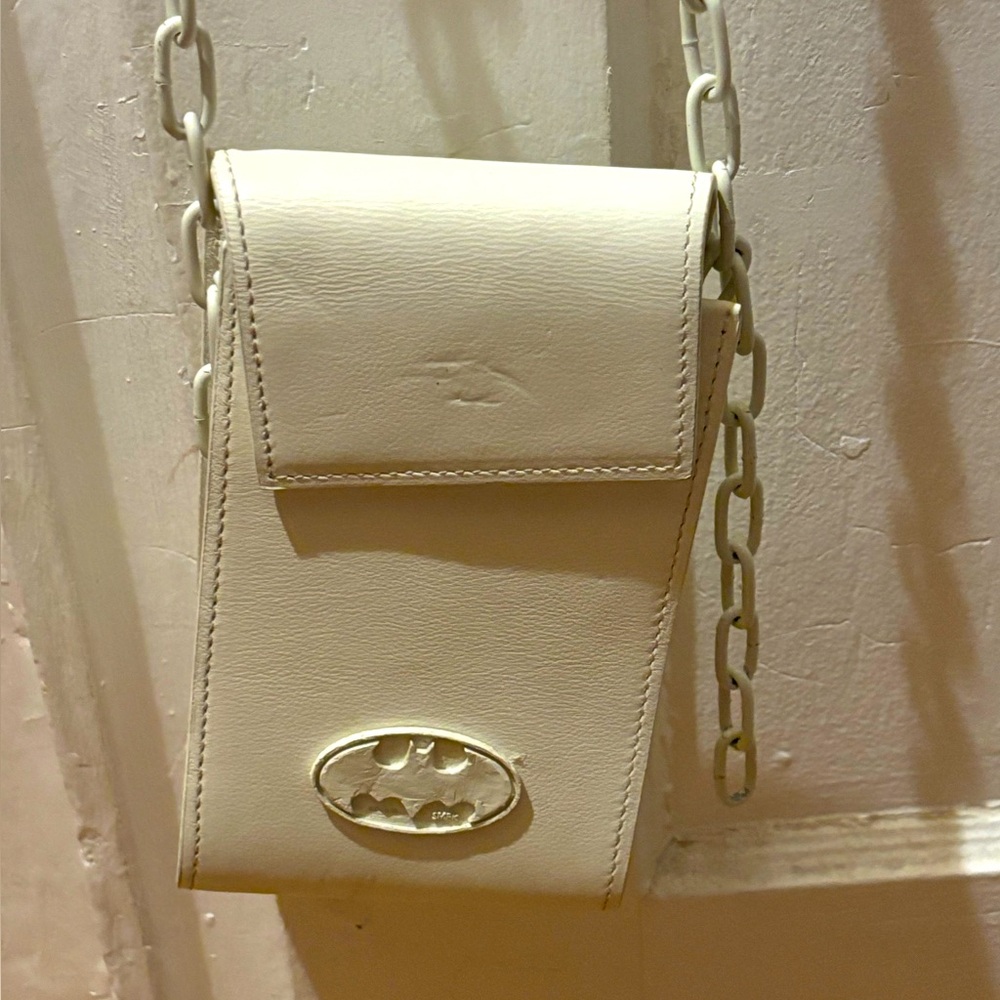 White  Chain Bag , adjustable chain white phone bag , sunglasses bag